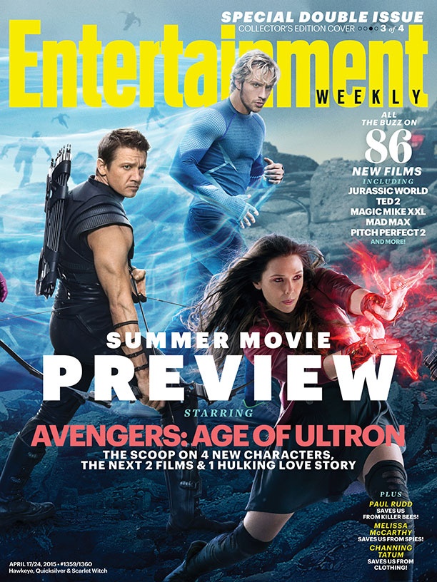 《复仇者联盟2》登上杂志封面 发布角色组图
