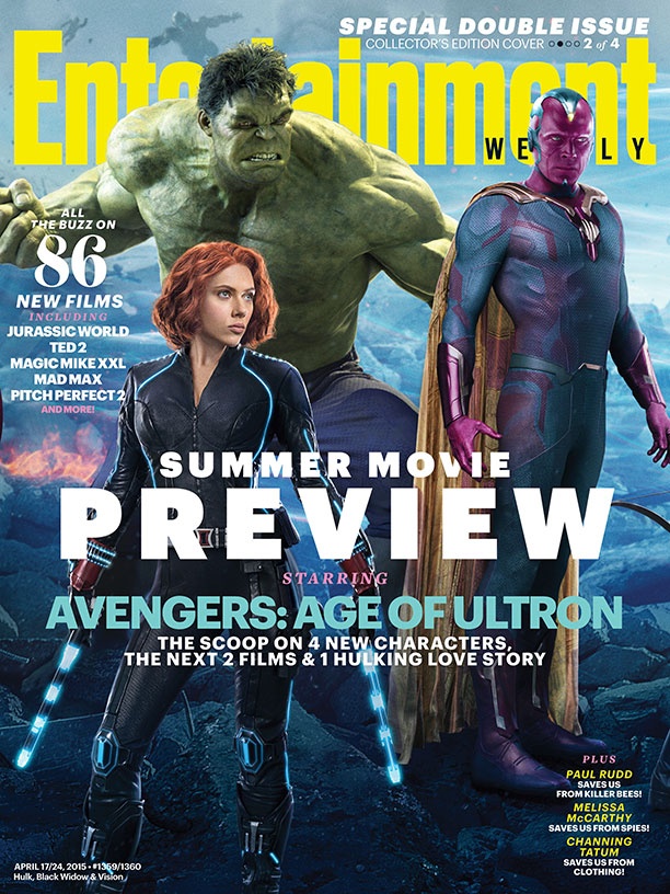 《复仇者联盟2》登上杂志封面 发布角色组图