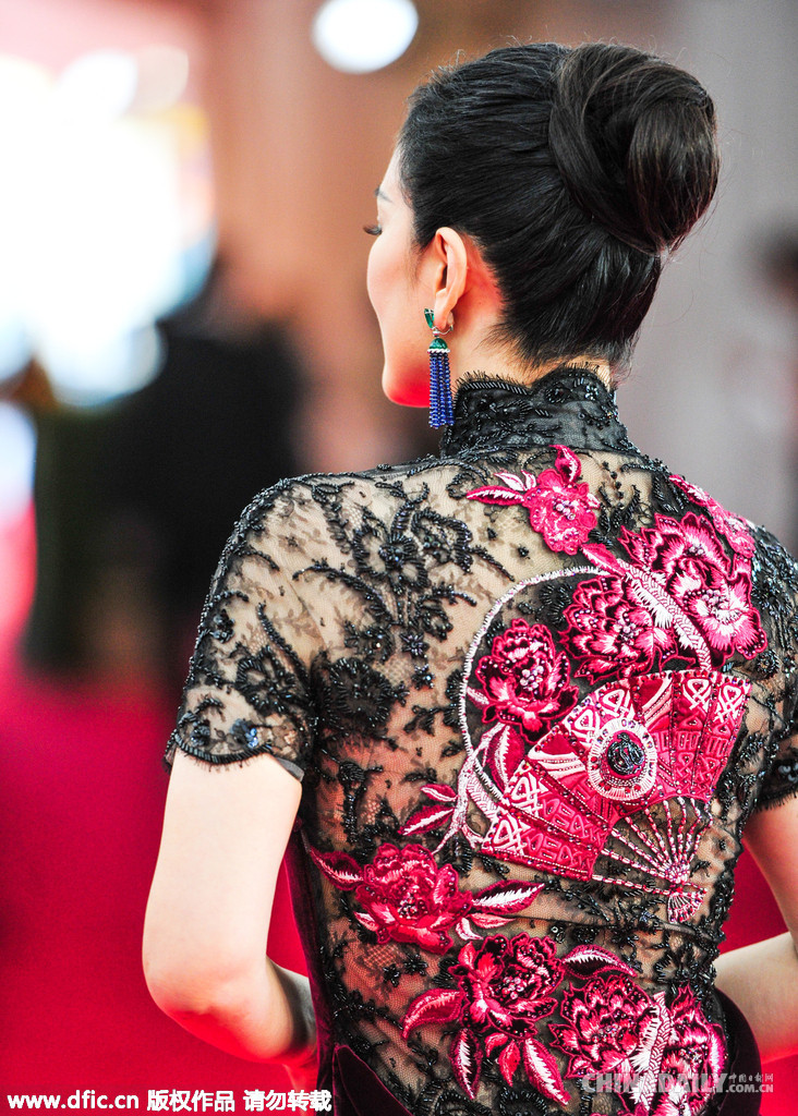中国风席卷时尚界奥斯卡 看看好莱坞大咖如何演绎中国元素