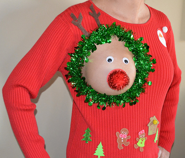要创意还是要美丽？ 十四件最丑圣诞节毛衣