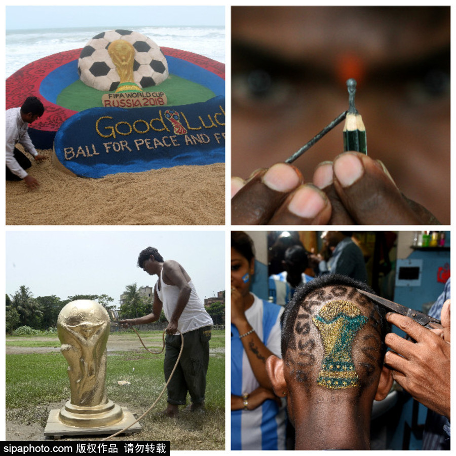 世界杯预热在印度 盘点另类方式迎接足球盛事！