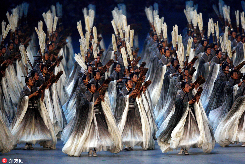 北京奥运会十周年 重温开幕式上的精彩瞬间