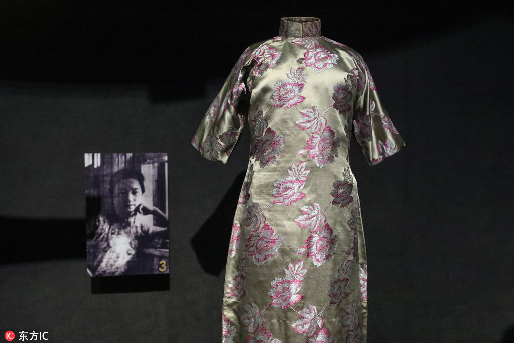 70余件海派旗袍亮相上海 探寻民国上海女性生活状态