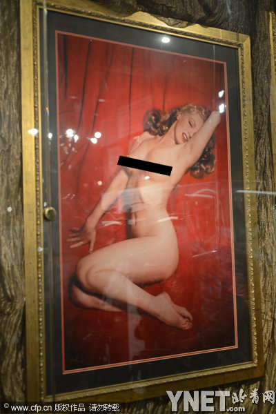 梦露逝世50年曝全裸油画 揭其身旁的男人们